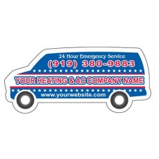 HVAC Van Shaped Magnet #1(Small) 